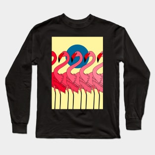 Flamingo party Long Sleeve T-Shirt